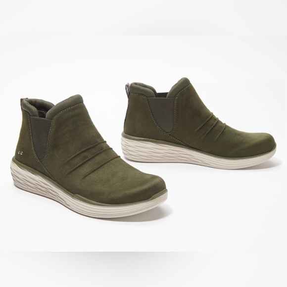 Ryka Shoes - Ryka Water Repellent Wedge Ankle Boots - Niah Animal 11W